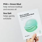 Dr.Jart+ Pore.Remedy™ Purifying Mud Face Mask | Sheet Mask | Korean Skin Care, 1 Pack