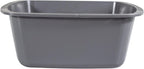 Vakly Wash Basins [2 Pack] – Rectangular Plastic 7-Quart Graduated Hospital Soaking Tub with Markings – Small Portable Washbasin for Face Washing, Cleaning, Foot Bath, Dishes, Laundry & Bedside Care