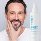 BRIOTECH Skin Renew Toner, Hypochlorous Acid Spray Topical Skin Spray for Face and Skin, Minimize Appearance of Blemishes, Soothing Mist for Redness & Bumps, Stocking Stuffer, 4 fl oz ea, 2 ct