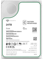 Seagate Exos ST24000NM000C 24TB 7.2K RPM SATA 6Gb/s 512e 3.5in Enterprise Hard Drive (Renewed)