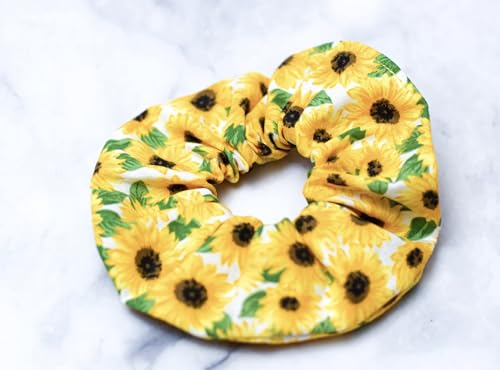 Van Gogh Starry Night Painting Scrunchies Hair Ties with Box & Custom Name Tag