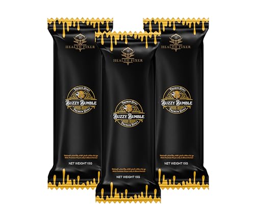 HEALTH FIXER - Organic Premium Natural Pure Honey with Jelly Bee Pollen - Pack of 3