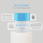 JESS BEAUTY | B5 Bomb Pro Vit B5 Face Moisturizer | Panthenol Cream Skin Care | Vegan Face Cream Skincare Hydration 50 ml