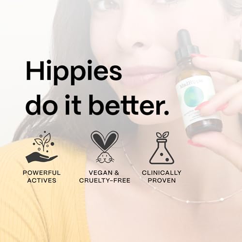 Mad Hippie Corrective Peptide Serum - Anti-Wrinkle Cream for Face, Serum for Women & Men, Skin Tightening Facial Serum, Collagen Boosting Peptides, 1.02 Fl Oz