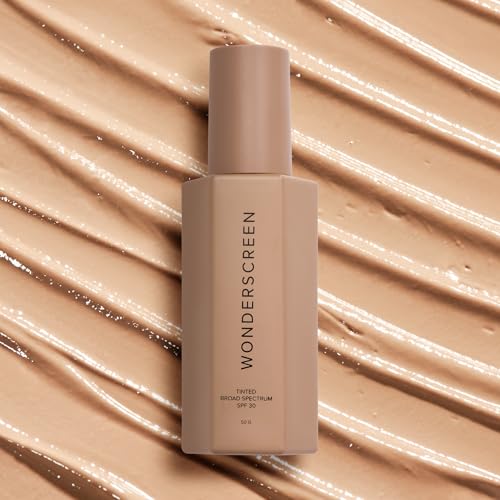 DIME Beauty Tinted Glow Wonderscreen SPF 30, Mineral Sunscreen for Face with 19% Zinc Oxide, Tinted Moisturizer with SPF, 50 g (Shade 02)