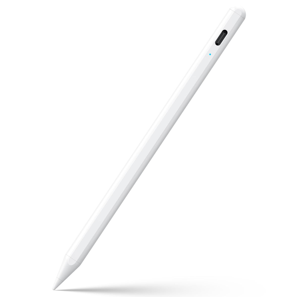 JAMJAKE Stylus Pen for iPad 6-11th Gen 2X Fast Charge, Palm Rejection-White