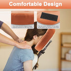 HOINCO Massage Face Cradle Cushion，Universal Headrest Face Rest Neck Head Cushion for Massage Chairs Spa Bed.(Coffee)