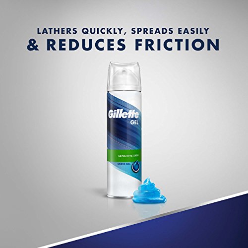 Gillette Gel Barbershop Fresh Shave Gel, 7 oz