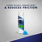 Gillette Gel Barbershop Fresh Shave Gel, 7 oz