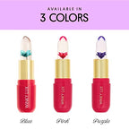 Winky Lux Flower Balm, pH Lip Balm, Color Changing Lipstick and Tinted Lip Balm Stain, Vegan & Cruelty Free Lip Balm, Hydrate & Plump, Sheer Pink Lipstick, Blue Flower