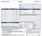 Adams Auto Repair & Sales Order Forms - 50-Pack Carbonless Multi-Part Order & Repair Books