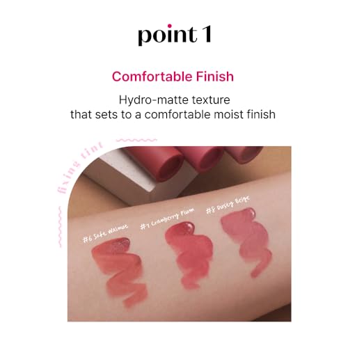 ETUDE Fixing Tint #16 Baked Pecan (4g) | Long Lasting High Pigmented Liquid Lipstick | Waterproof Lightweight Matte Finish Lip Stain | Full Coverage | Korean Makeup, Kbeauty