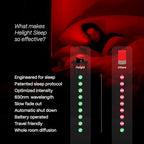 Red Light Therapy Sleep Device for Kids – 630nm Pure Red Light Lamp Sleep Aid to Support Deep Relaxation – Rest Lamp Backed by Science for Babies & Kids Bedrooms