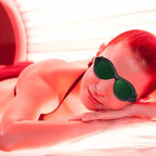 mozeeda Red Light Therapy Glasses, Eyes Protection Tanning Goggles for IPL Laser Safety, 190nm-450&560-2000nm Protective Laser Glasses for Cosmetology Operators