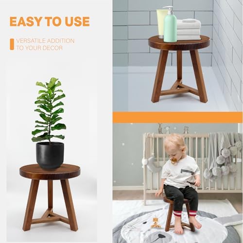 Shower Foot Rest 12 in - Shower Stool for Shaving Legs, Small Corner Bathroom Bench Suitable for Small Shower Spaces - Bath Seat, Spa Foot Rest Shaving Stool