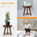Shower Foot Rest 12 in - Shower Stool for Shaving Legs, Small Corner Bathroom Bench Suitable for Small Shower Spaces - Bath Seat, Spa Foot Rest Shaving Stool