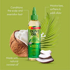 Ors Olive Oil Nourishing Exotic Scalp Oil infused with Babassu for Intensive Moinsture Oil 4.3 Ounce (Pack of 2)