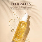 Kopari Golden Aura Body Oil, Toasted Vanilla Post Shower Body Oil with 24k Gold & Hyaluronic Acid. Lightweight Hydrating Formula for Glowing Skin