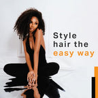 AMPRO Shine-n-Jam Magic Fingers Gel for Braids - Provides Firm Hold with Non-Greasy Shine - Strengthens Hair with Silk Proteins - Works on Any Hair Texture to Create Multiple Styles - 16 oz