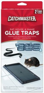 na Catchmaster 402 Baited Rat, Mouse and Snake Glue Traps Professional St, Natural
