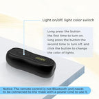 Red Light Therapy for Face, Led Face Mask Light Therapy, 7 Colors LED Face Mask Light Therapy At Home, Black