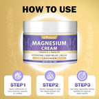 Magnesium Cream – Topical Magnesium Lotion with Lavender, Hemp Seed Oil, Vitamin E & Shea Butter – Relaxation Formula – Safe for Kids & Adults – 4 oz