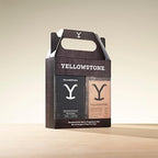 Yellowstone Men's Fragrance & Grooming Gift Set, Eau de Cologne & Artisinal Bar Soap On A Rope - 3.4 fl oz (100 mL) |10 oz