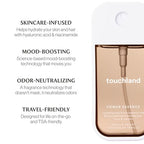Touchland Hydrating Body & Hair Fragrance Mist, Cashmere Woods, 2 FL. OZ. Travel Size Body Spray