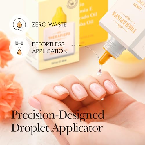 Professional Nail & Cuticle Oil, 2.0 fl oz - Nourished with Jojoba, Avocado, Vitamin E, and Biotin (B7) for Superior Hydration, Repair, Revitalization, and Strengthening (Lemon)