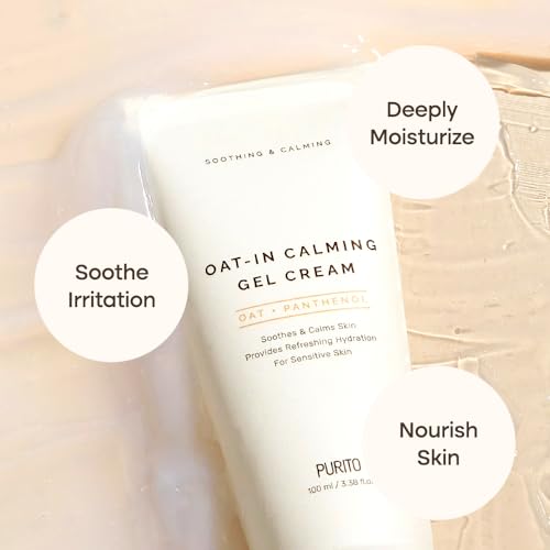 PURITO Oat-in Calming Gel Cream Mighty Bamboo Panthenol Cream Glass Skin Duo Set