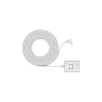 Indoor/Outdoor Power Adapter Barrel Plug for Ring Stick Up Cam Plug-In - White