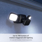 Blink Outdoor 4 Floodlight Mount – Wire-free, 700 lumens, two-year battery life, set up in minutes