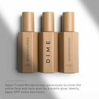 DIME Beauty Tinted Glow Wonderscreen SPF 30, Mineral Sunscreen for Face with 19% Zinc Oxide, Tinted Moisturizer with SPF, 50 g (Shade 02)