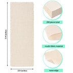 200 Natural Epilating Strips for Hair Removal - Large 2.8 x 7.9 Inches Waxing Strips Bulk for Women and Men