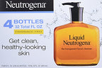 Neutrogena Fragrance Free Liquid Neutrogena, Facial Cleansing Formula, 8 oz Pump Bottles (Pack of 4)