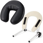 Udefineit Adjustable Massage Table Face Cradle & Pillow, SPA Massage Table/Bed/Chair Headrest Platform with Face Pillow, Massage Home Mattress Top Massage Kit Head Face Rest Support & Face Cushion