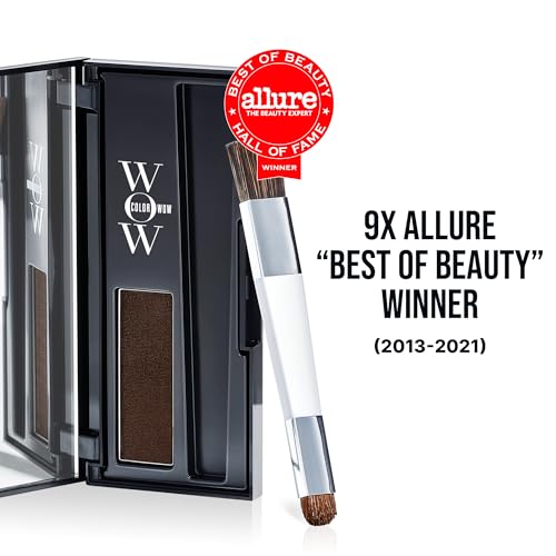 COLOR WOW Root Cover Up – Instant Grey Coverage and Highlight Touch-Up | Water and Sweat Resistant | No mess Award-Winning Formula