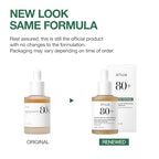 Anua Heartleaf 80 Soothing Ampoule, Hydration Facial Serum for Glass Skin, Panthenol, Hyaluronic Acid, Non-Greasy, Gentle Formula, Lightweight Essence, Vegan, Korean Skin Care, 30ml/1.01 fl.oz