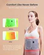 Red Light Therapy Belt for Body, Infrared Light Therapy Device, LED Flexible Wearable Wrap, with Timer for Back Shoulder Waist Muscle Pain Relief,Gift for Woman and Man