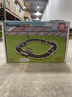 PicassoTiles Magnet Tile Building Block Construction Toy Set Street Sign Traffic Kit Highway Road Race Track with Bumper Barricade Accessory Sticker Education Magnetic Tiles Kids Age 3+ PTR03