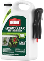 Ortho GroundClear Weed and Grass Killer with Comfort Wand, Kills Dandelions, Chickweed, Crabgrass, Moss and More in Patios and Landscapes, OMRI Listed, 1 gal.