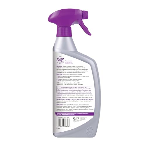 Rejuvenate Cabinet & Furniture Cleaner pH Neutral Streak and Residue Free Cleans Restores Protects, 24 Ounces, 6 Pack