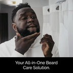 Golden Grooming Co. Beard Bundle – 2 oz Beard Oil, 4 oz Beard Balm, and 8 oz Beard and Hair Shampoo – All-Natural Beard Grooming Set for Nourishment, Styling, and Cleansing