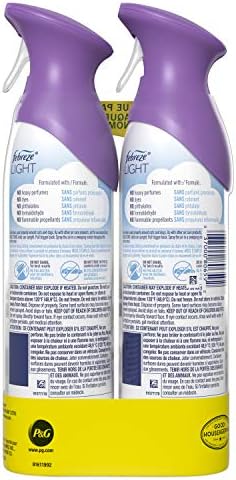 Febreze Light Odor-Fighting Air Freshener, Lavender, 8.8 fl oz, 2 count (Pack of 2)