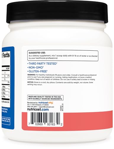 Nutricost BCAA Powder 2:1:1 (Watermelon) - 60 Servings