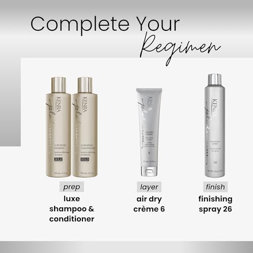 Kenra Platinum Air Dry Crème 6 | Time-Saving Air Styler | Enhances Natural Body | Tames Frizz With Delicate Hold | Natural, Product Free Finish | All Hair Types