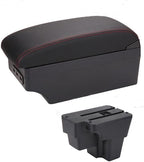 OQHAIR Armrest Box America Retrofit parts Car Armrest box Center Storage car accessories USB For KIA RIO 2015-2019
