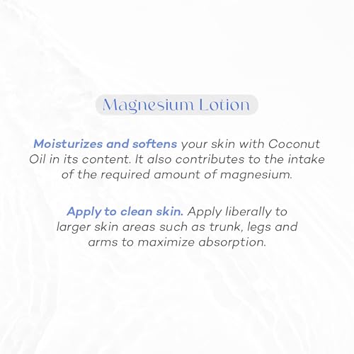 gew'n kirish Magnesium Lotion with Coconut and Jojoba - Relaxation & Joint Health 7.5 fl oz