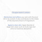 gew'n kirish Magnesium Lotion with Coconut and Jojoba - Relaxation & Joint Health 7.5 fl oz