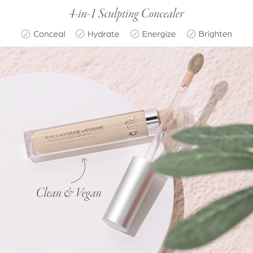 PUR Beauty 4-in-1 Sculpting Concealer for Women - Conceals, Brightens, Plumps & Corrects - Hydrating & Moisturizing Makeup Concealer with Medium to Full Coverage for Dark Circles
